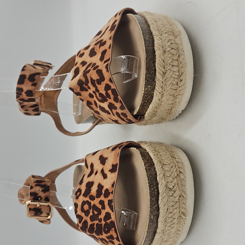 Torrid Leopard Print Platform Sandals - image 2